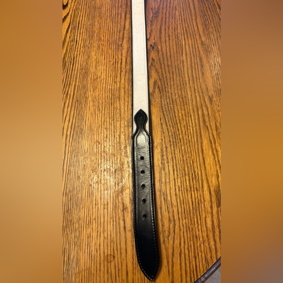 Black/White/Brown Hair on Hide  Western Men’s Cowboy Belt, Sz 40 - Picture 5 of 6